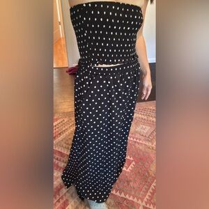 Polka dot dress set